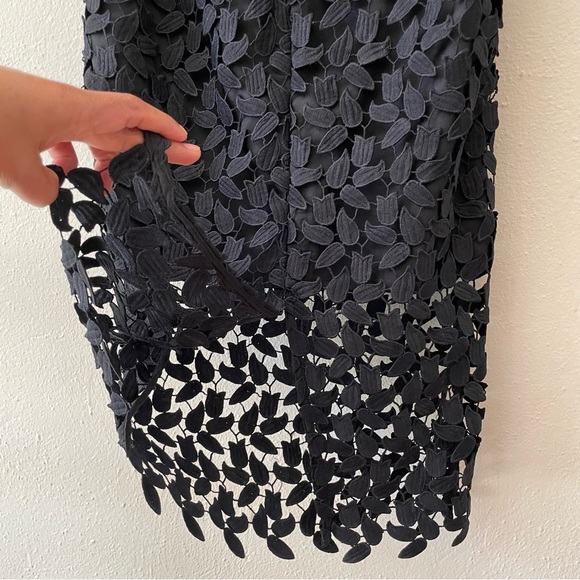 Bardot Gemma Lace Halter Sheath Dress Black 4 - Picture 13 of 15